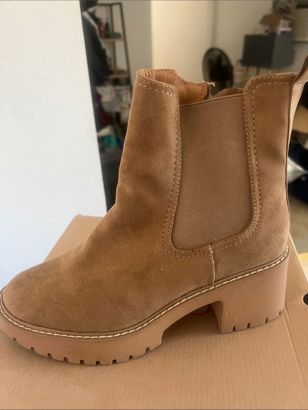 Target Tan Chelsea Ankle Boots